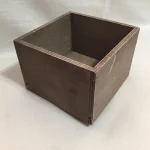 Dekorláda barna 11*11 cm