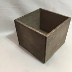 Dekorláda barna 13*13 cm