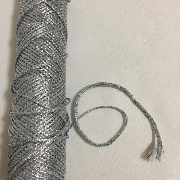 Lurex zsinór ezüst