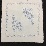Kézimunka 20x20 cm kis terítő 19