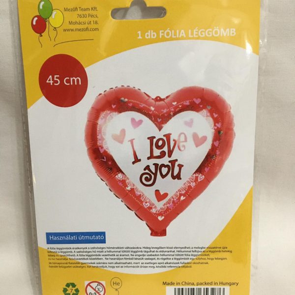 I love you fólia lufi 1