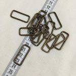 Fém csúszka 3 cm antikolt