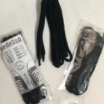 Cipőfűző 110 cm vastag fekete