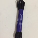 Cipőfűző 60 cm vékony fekete