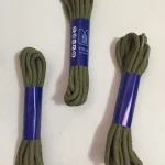 Cipőfűző 110 cm vastag keki zöld
