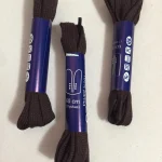 Cipőfűző 60 cm lapos sötétbarna