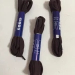 Cipőfűző 75 cm lapos sötétbarna