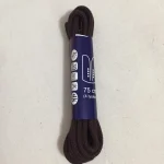 Cipőfűző 75 cm vékony sötétbarna