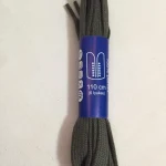 Cipőfűző 110 cm lapos sötét keki