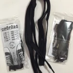 Cipőfűző 90 cm lapos fekete