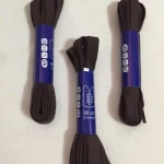 Cipőfűző 90 cm lapos sötétbarna