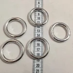 Függönykarika 32 mm-es ezüst műanyag
