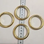 Függönykarika 42 mm-es arany műanyag
