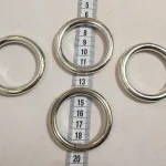 Függönykarika 42 mm-es ezüst műanyag