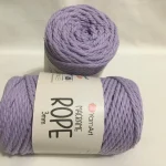 Macrame rope kötőfonal 765 világos lila (3 mm)
