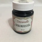 Dekor festék matt éjfekete