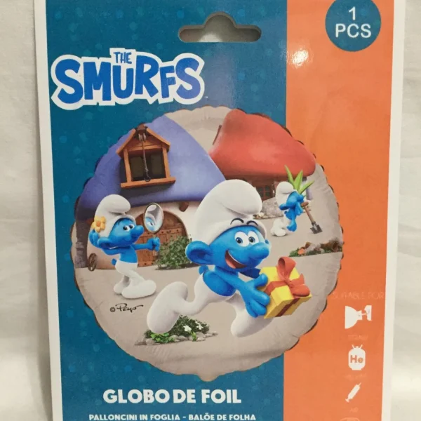 Hupikék törpikék fólia lufi