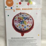 Fólia lufi születésnapi pöttyös gömb