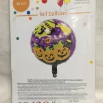 Fólia lufi Halloween tökös