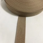 Sávoly heveder sötét drapp 3 cm